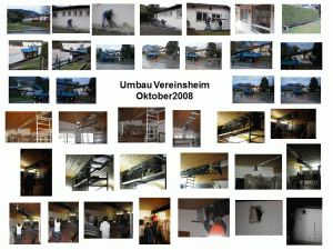 Umbau Vereinsheim 2008