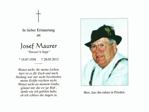 Maurer Josef